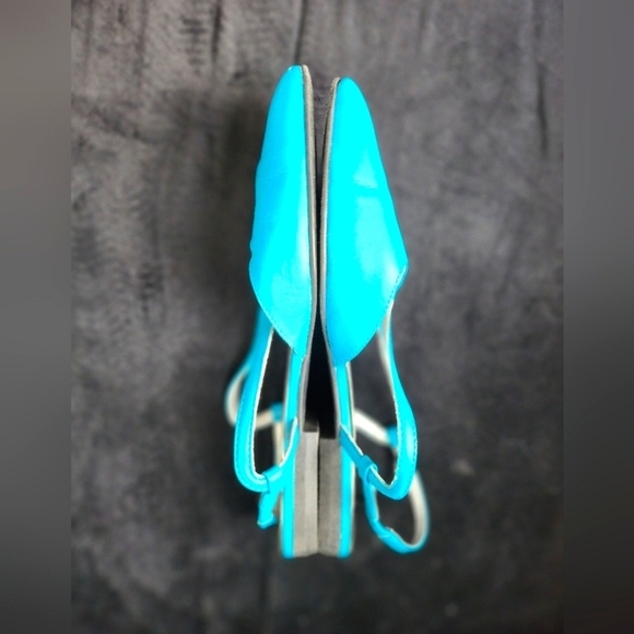 Sam & Libby Turquiose Pointed Toe Flats size 5.5 - Picture 4 of 6